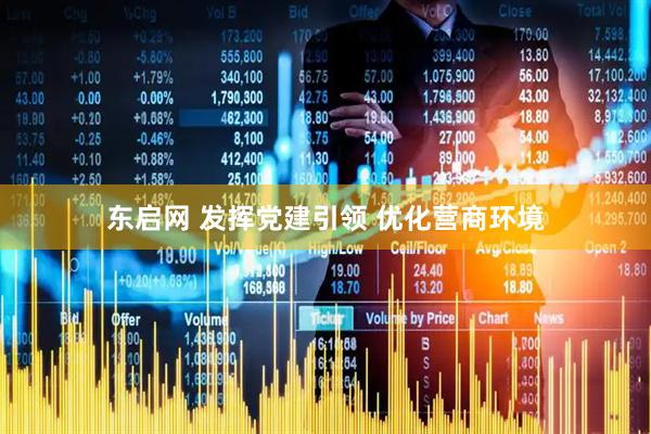 东启网 发挥党建引领 优化营商环境