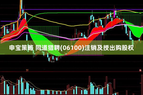 申宝策略 同道猎聘(06100)注销及授出购股权