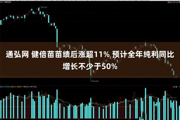 通弘网 健倍苗苗绩后涨超11% 预计全年纯利同比增长不少于50%