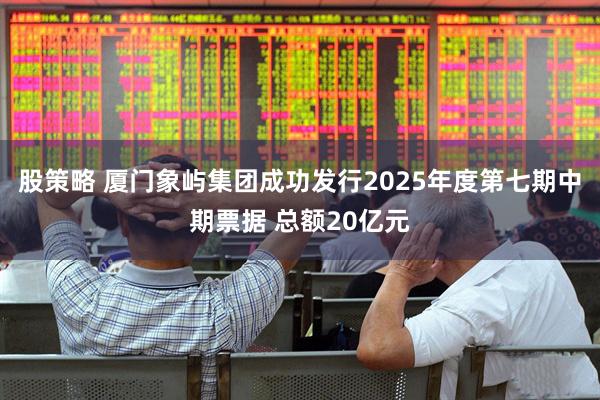 股策略 厦门象屿集团成功发行2025年度第七期中期票据 总额20亿元